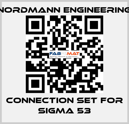 Connection set for SIGMA 53 NORDMANN ENGINEERING