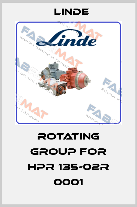 Rotating Group for HPR 135-02R 0001 Linde