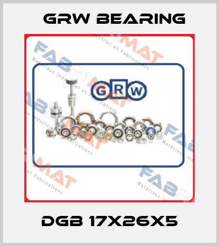DGB 17X26X5 GRW Bearing