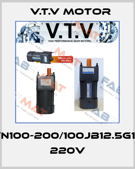 YN100-200/100JB12.5G15 220V V.t.v Motor