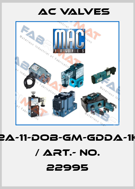 52A-11-DOB-GM-GDDA-1KE / Art.- No. 22995 МAC Valves