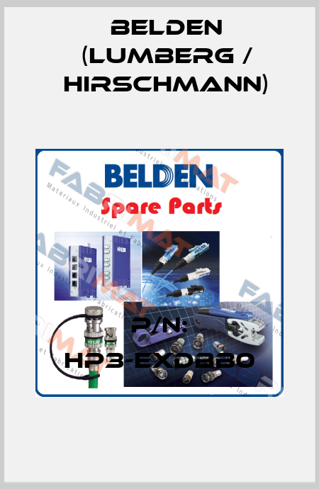 P/N: HP3-EXDBB0 Belden (Lumberg / Hirschmann)