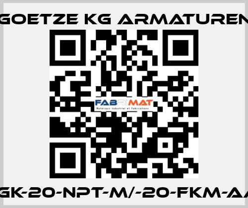 810SGK-20-NPT-M/-20-FKM-AA3-16 Goetze KG Armaturen