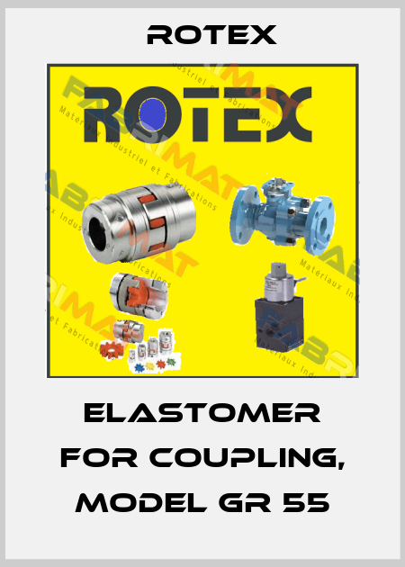 Elastomer for coupling, model GR 55 Rotex