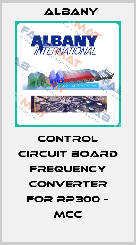 Control circuit board frequency converter for RP300 – MCC Albany