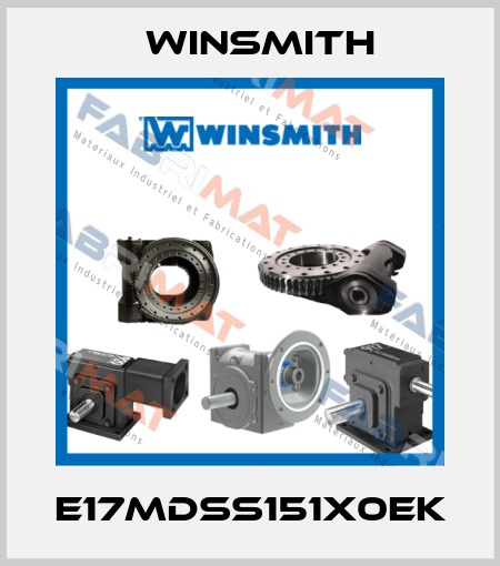E17MDSS151X0EK Winsmith
