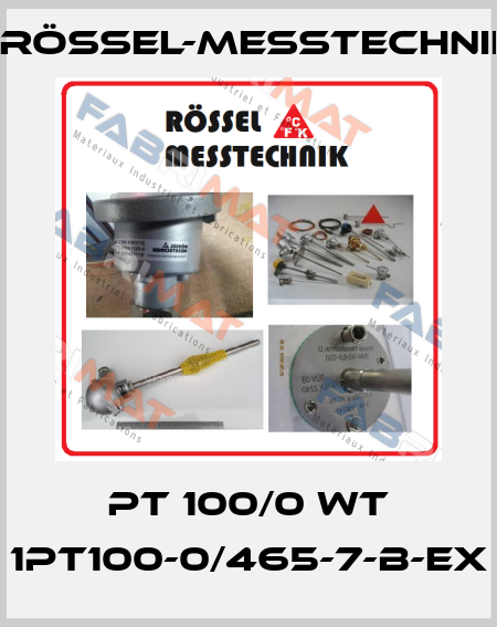 Pt 100/0 WT 1Pt100-0/465-7-B-Ex Rössel-Messtechnik