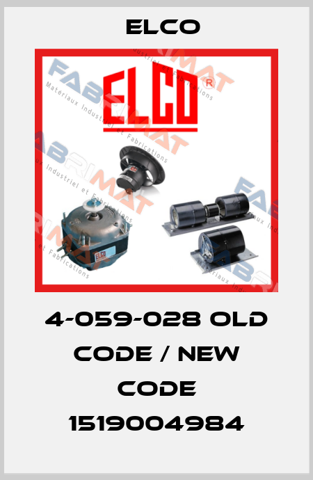 4-059-028 old code / new code 1519004984 Elco