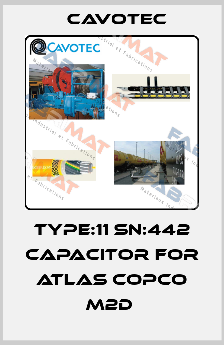 TYPE:11 SN:442 CAPACITOR FOR ATLAS COPCO M2D  Cavotec