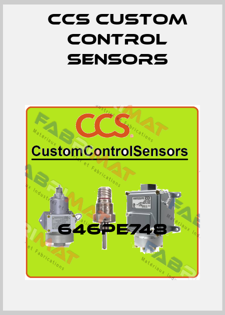 646PE748 CCS Custom Control Sensors
