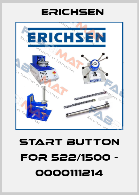 Start button for 522/1500 - 0000111214 Erichsen
