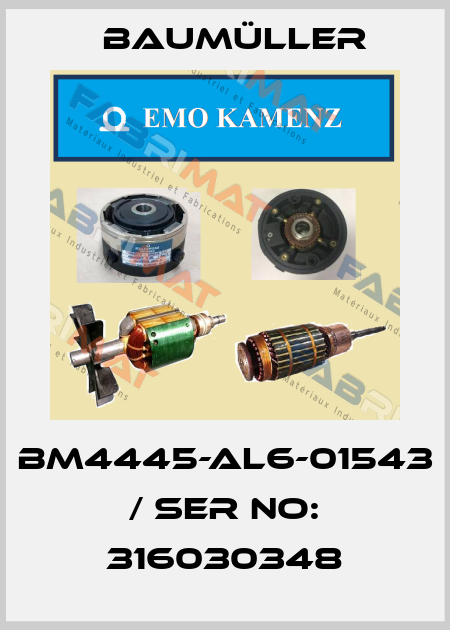 BM4445-AL6-01543 / Ser no: 316030348 Baumüller