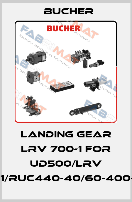 landing gear LRV 700-1 for UD500/LRV 700-1/RUC440-40/60-400-50// Bucher