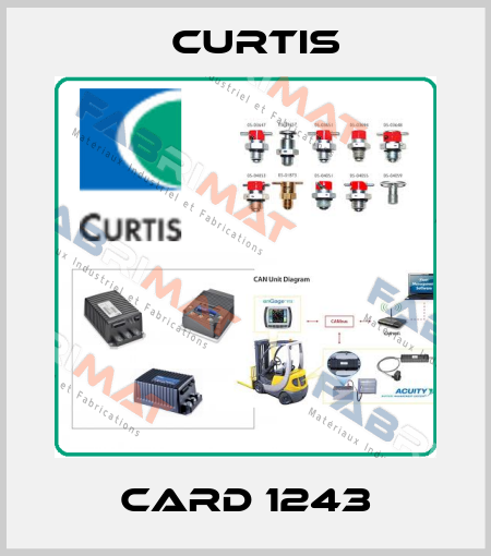 CARD 1243 Curtis