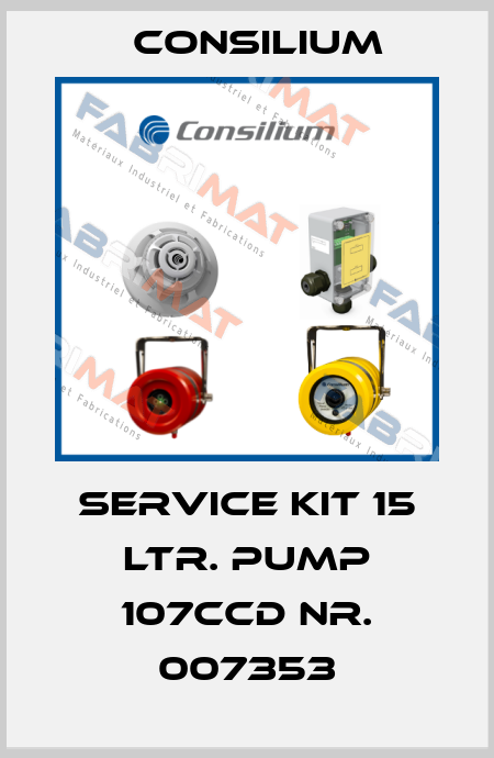 Service Kit 15 ltr. Pump 107CCD Nr. 007353 Consilium