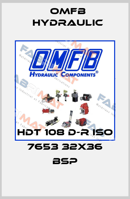 HDT 108 D-R ISO 7653 32X36 BSP OMFB Hydraulic