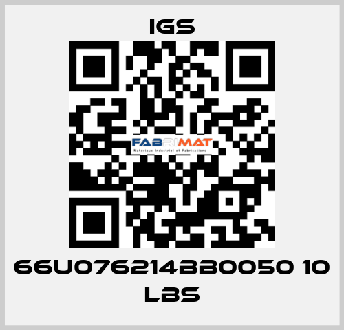 66U076214BB0050 10 LBS IGS