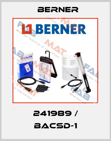 241989 / BACSD-1 Berner