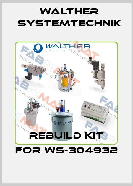 rebuild kit for WS-304932 Walther Systemtechnik