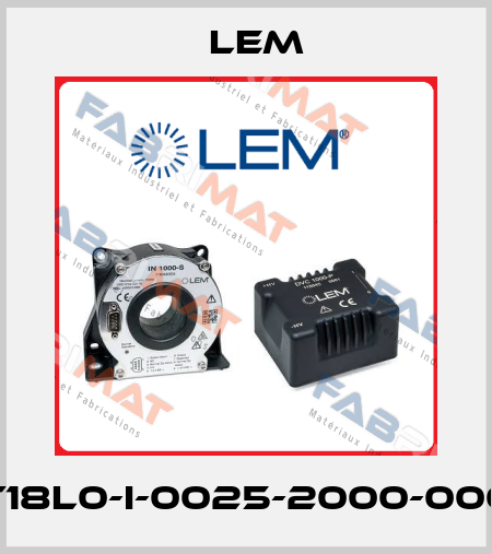 T18L0-I-0025-2000-000 Lem