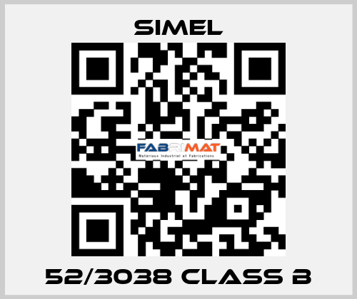 52/3038 Class B Simel