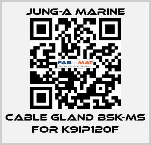 cable gland bsk-ms for K9IP120F JUNG-A MARINE