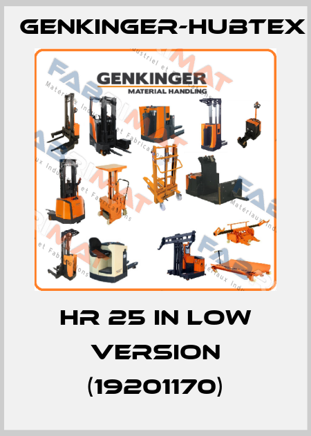 HR 25 in low version (19201170) Genkinger-HUBTEX
