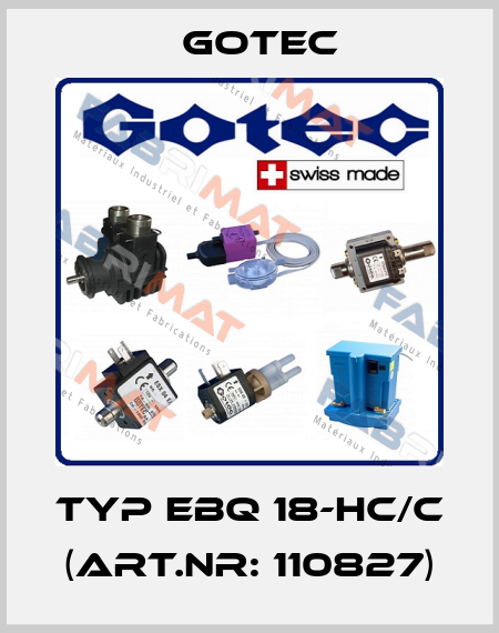 Typ EBQ 18-HC/C (Art.nr: 110827) Gotec
