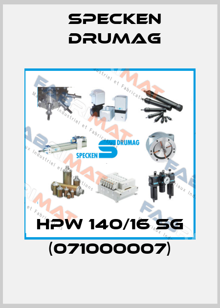 HPW 140/16 SG (071000007) Specken Drumag