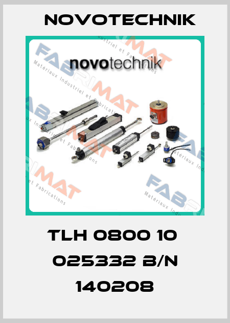 TLH 0800 10  025332 B/N 140208 Novotechnik