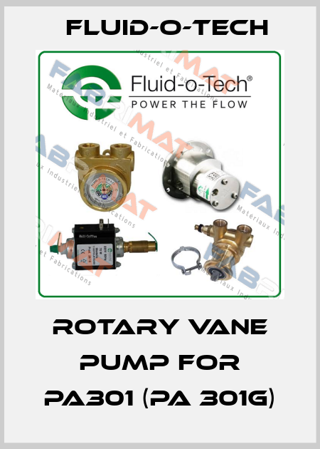 rotary vane pump for PA301 (PA 301G) Fluid-O-Tech