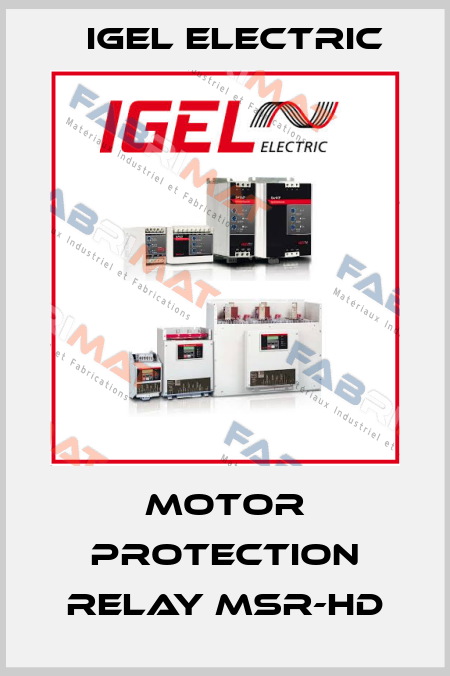Motor protection relay MSR-HD IGEL Electric