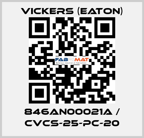 846AN00021A / CVCS-25-PC-20 Vickers (Eaton)