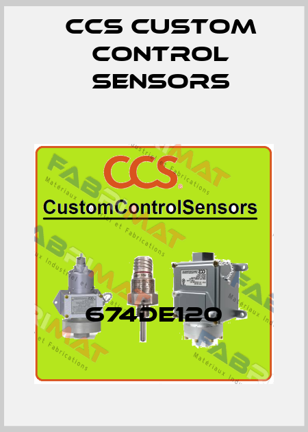 674DE120 CCS Custom Control Sensors