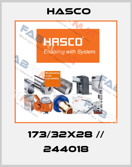 173/32X28 // 244018 Hasco