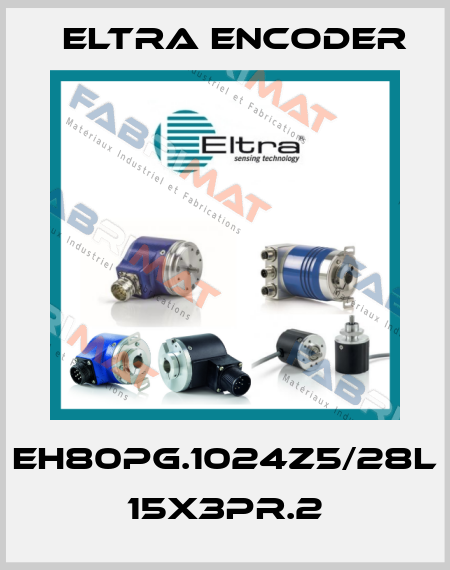 EH80PG.1024Z5/28L 15X3PR.2 Eltra Encoder