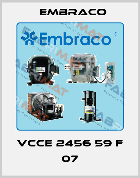 VCCE 2456 59 F 07 Embraco
