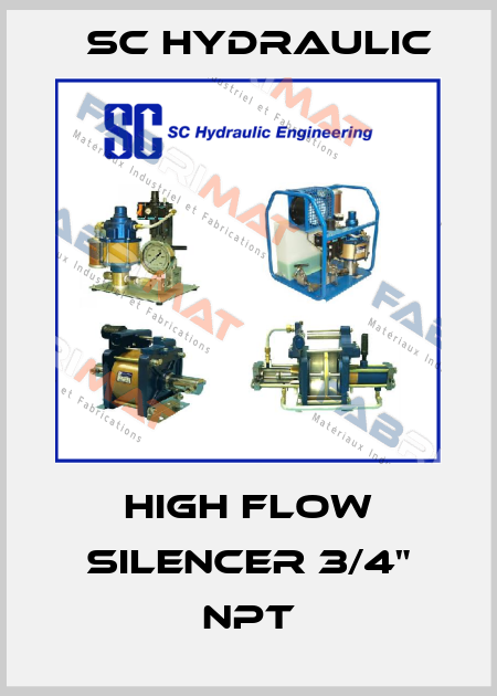 High Flow Silencer 3/4" NPT SC Hydraulic