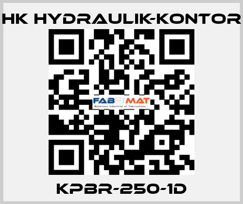 KPBR-250-1D HK HYDRAULIK-KONTOR