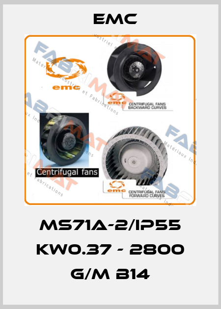 MS71A-2/IP55 KW0.37 - 2800 g/m B14 Emc