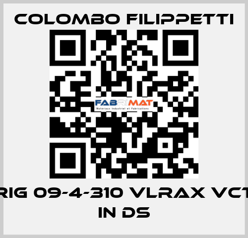 RIG 09-4-310 VLRAX VCT IN DS Colombo Filippetti