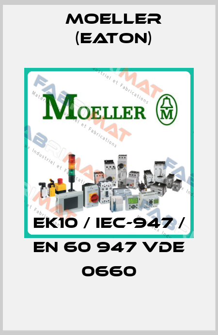 EK10 / IEC-947 / EN 60 947 VDE 0660 Moeller (Eaton)