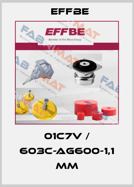 01C7V / 603C-AG600-1,1 MM Effbe