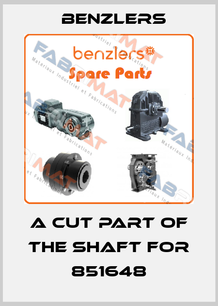 a cut part of the shaft for 851648 Benzlers