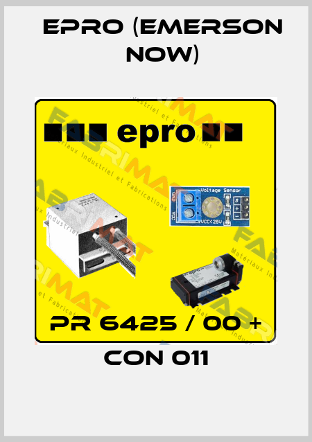 PR 6425 / 00 + Con 011 Epro (Emerson now)