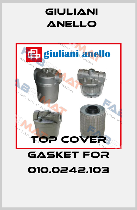 top cover gasket for 010.0242.103 Giuliani Anello