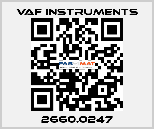 2660.0247 VAF Instruments