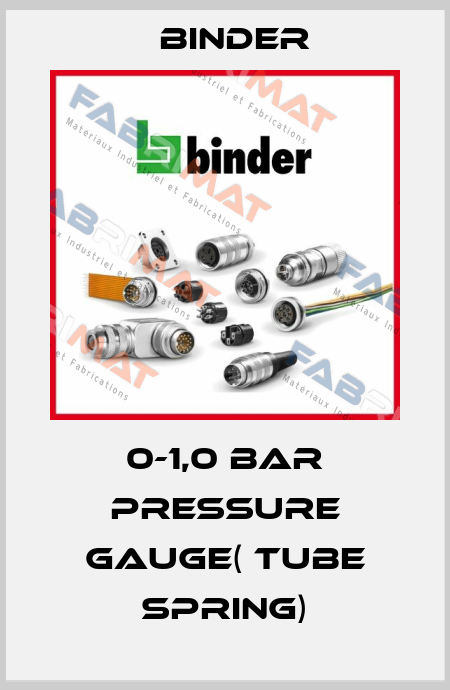 INSTRUM pressure gauge, tube spring, 0-1,0 bar, G¼", ATEX (  LPRI-025D-07-M01-SCB-G-A1-L ) Binder