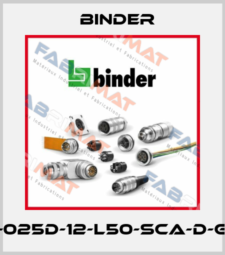 LPRI-025D-12-L50-SCA-D-G-A1-L Binder