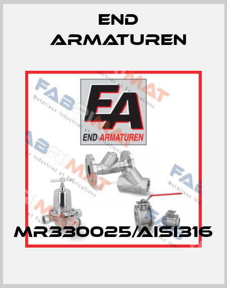 MR330025/AISI316 End Armaturen